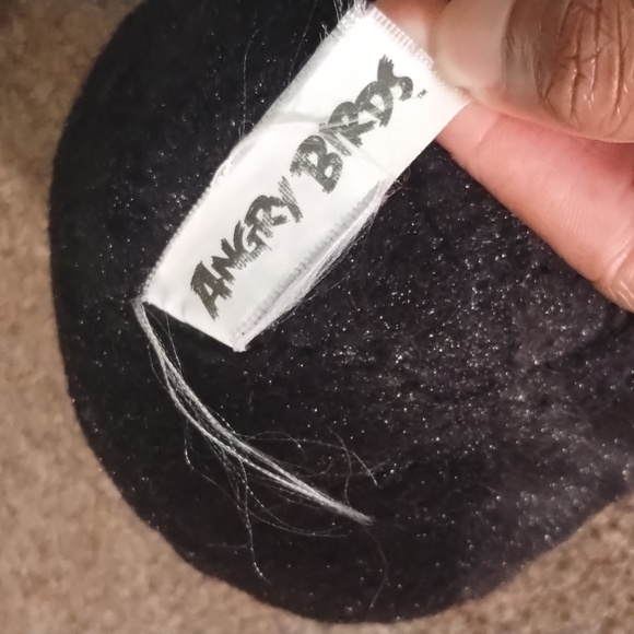 Angry Birds Black Bomb Bird Plush Toy 6” Stuffed No Sound Stuffed Animal Doll - Picture 8 of 9